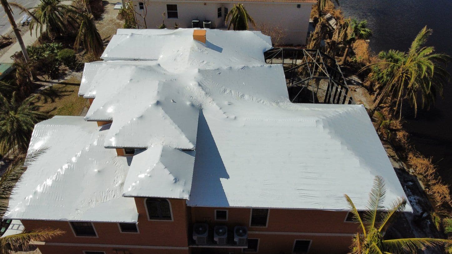 Ultimate Storm Protection Roof Wrapping image