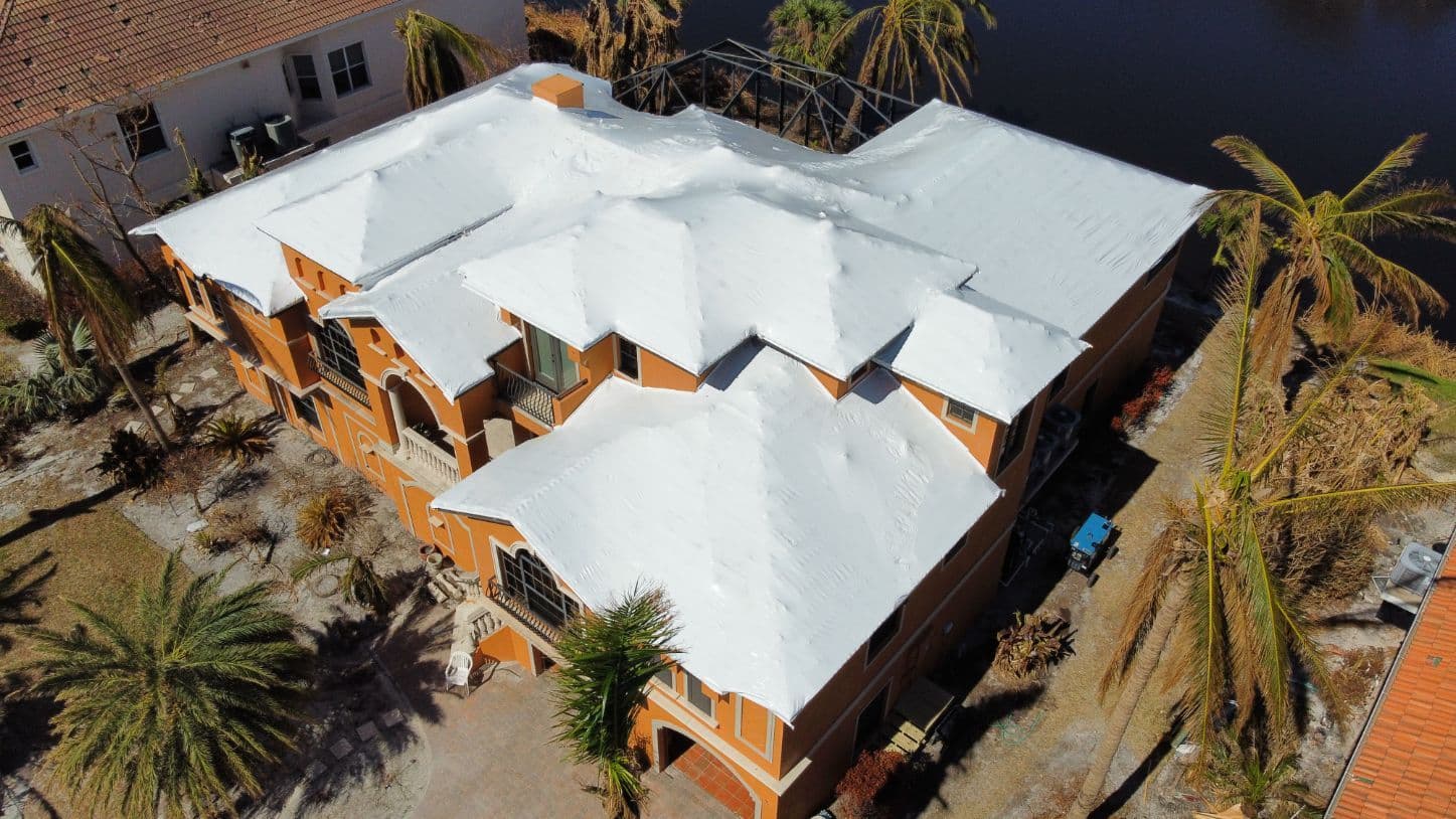 Gallery photos for Ultimate Storm Protection Roof Wrapping: Image #1