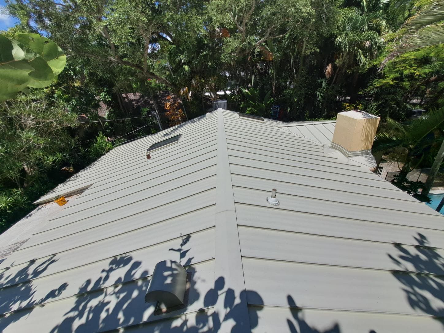Gallery photos for Modern Matte Gray Metal Roof Installation in South Florida: Image #3