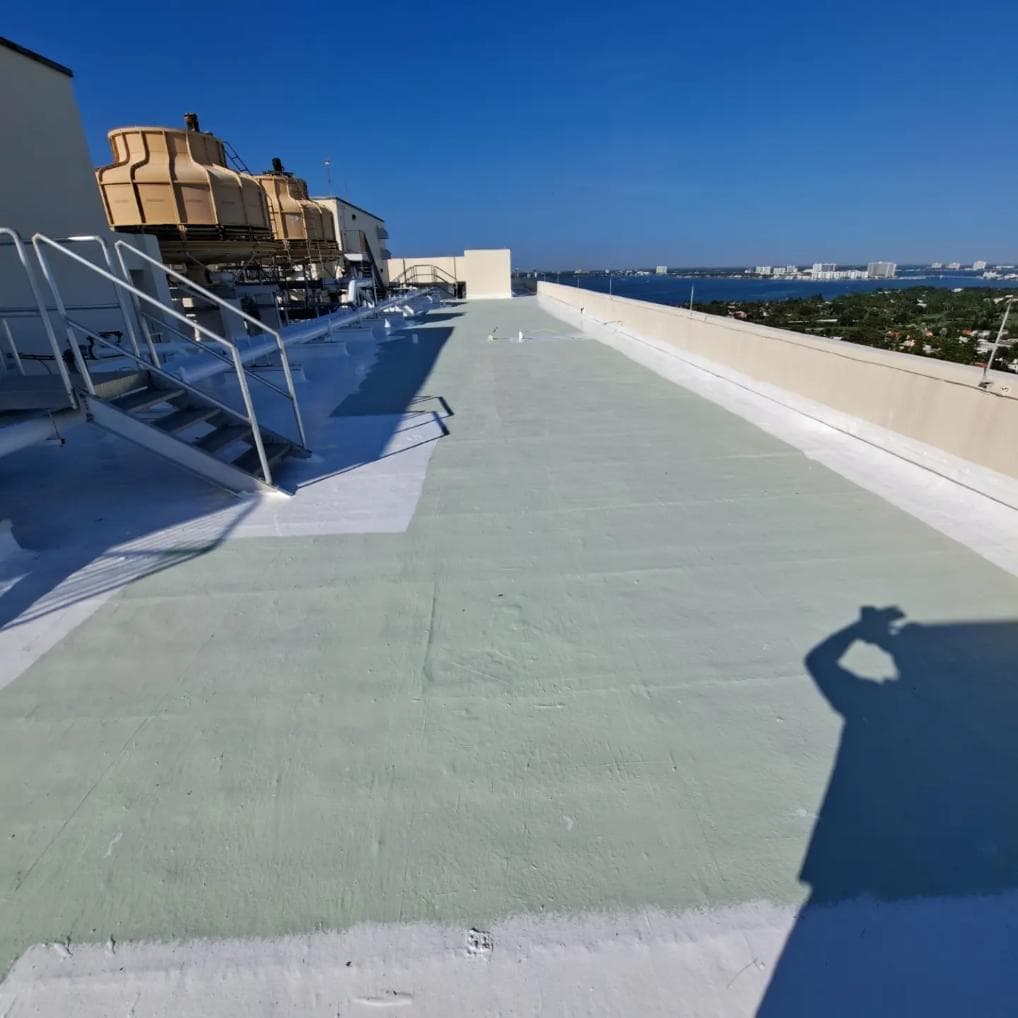 Gallery photos for Miami Beach High-Rise Silicon Roof Coating Success: Image #1