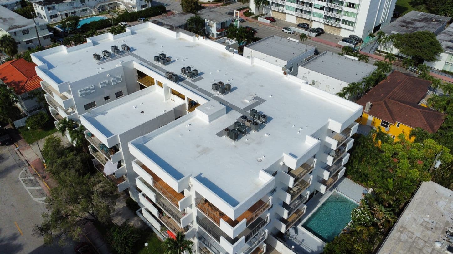 Smooth TPO Roofing for Multi-Unit Complex